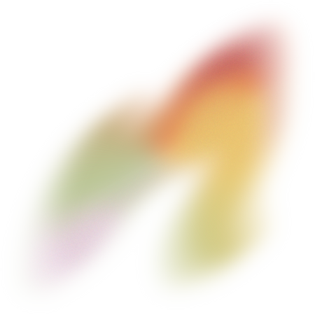Glowy Gradient Abstract Brush Stroke Blob