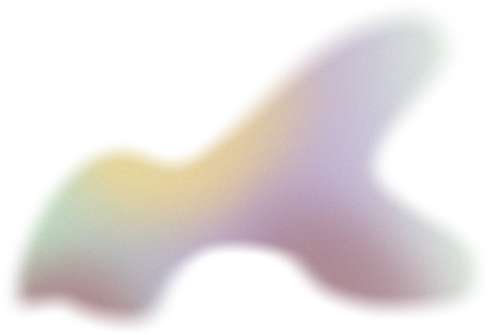 Glowy Gradient Abstract Brush Stroke Blob