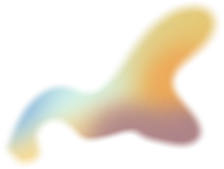 Glowy Gradient Abstract Brush Stroke Blob