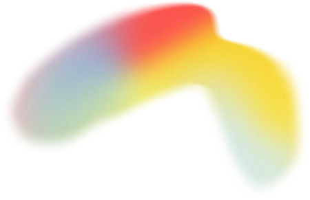 Glowy Gradient Abstract Brush Stroke Blob