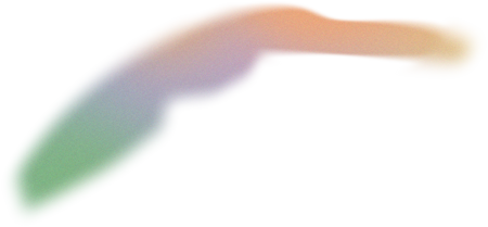 Glowy Gradient Abstract Brush Stroke Blob