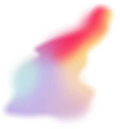 Glowy Gradient Abstract Brush Stroke Blob
