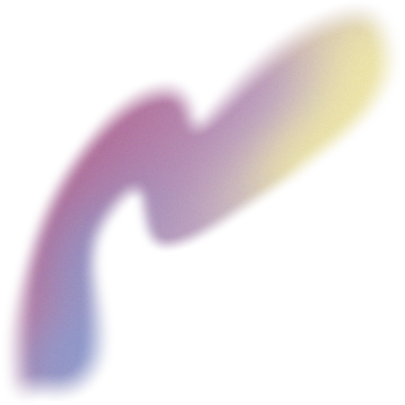 Glowy Gradient Abstract Brush Stroke Blob